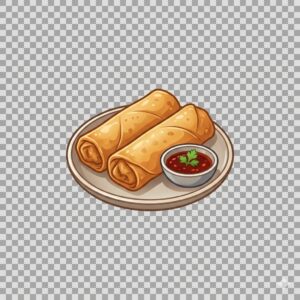 20 Mini Spring Rolls - Vegetarian