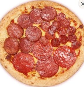 Salami Trio Pizza