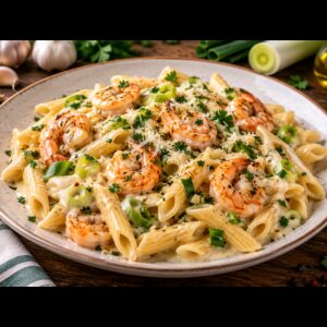 Pasta Garlic Shrimp