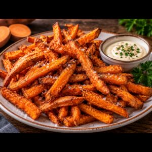 Süßkartoffelpommes